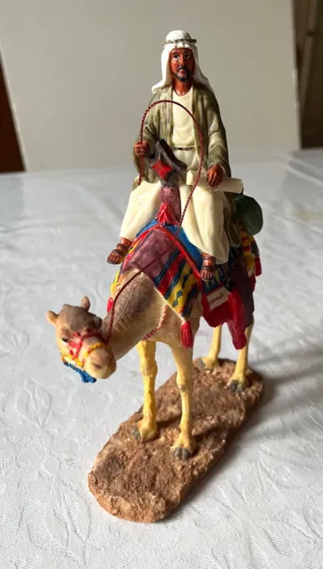 souvenir from Egypt shelf decor camel rider finely detailed resin figurine