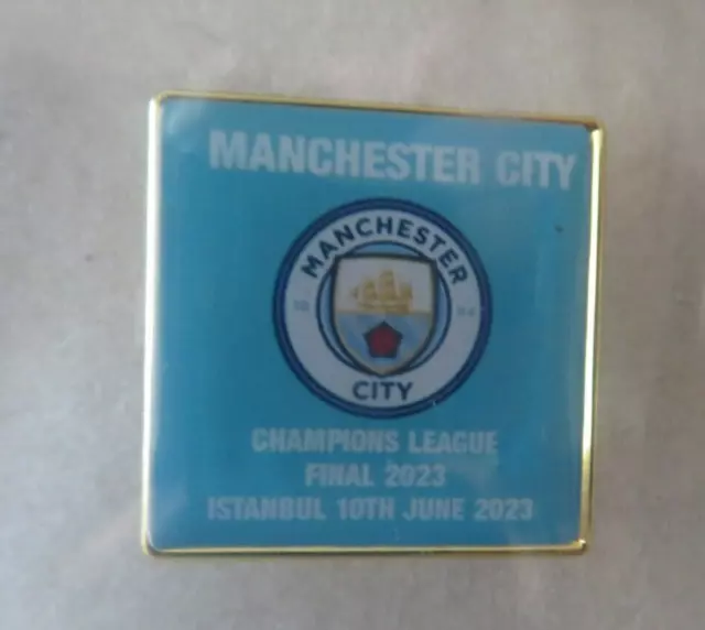 MANCHESTER CITY CHAMPIONS League Winners 2023 Sky Blue Coloured Brand ...