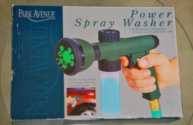 Park Avenue Power Spray Washer - New, But Handle Is Sticky For Some Reason