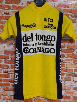 Vintage Cycling shorts Colnago  '80s pantaloncini maglia bici ciclismo 