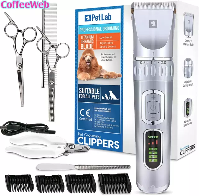 Tosatrice per Cani Professionale Kit Toelletatura Cani Tagliacapelli