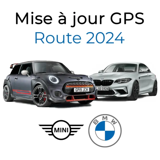 Mise à jour GPS BMW/Mini Road Map Route 2024 avec code activation [35€ Paypal]