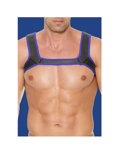 Ouch Puppy Play - Arnés De Neopreno - Azul