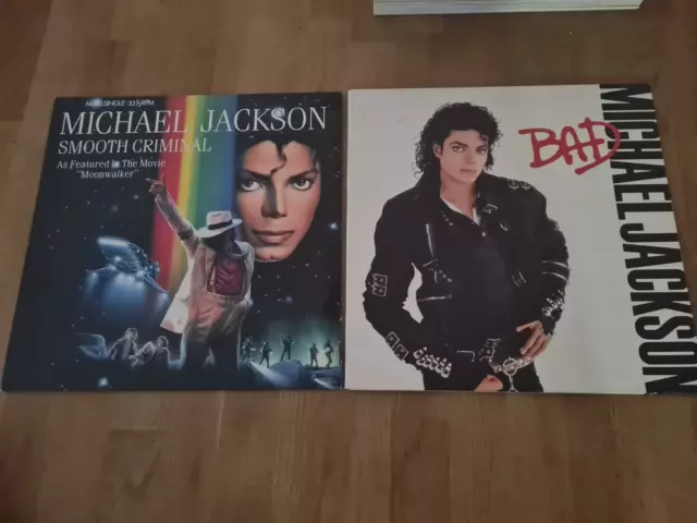 Michael Jackson Schallplatten - BAD + Smooth Criminal