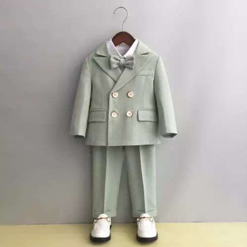 Abito formale bambino ragazzi costume compleanno bambini giacca pantaloni papillon vestiti