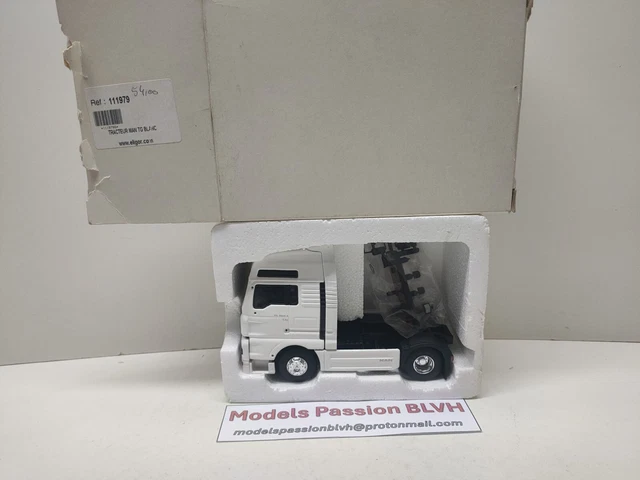 Eligor man truck tractor man tgx 18.440 euro 6 2010 1:43 white: a collection-grade