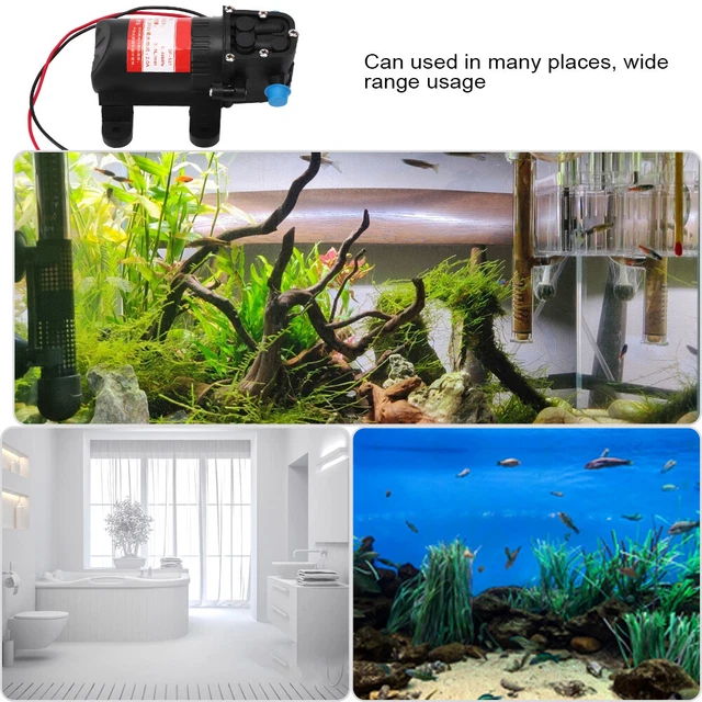 Plastic Aquarium Miniature DC Mini Water Diaphragm Pump Accessories For Fish Hbh