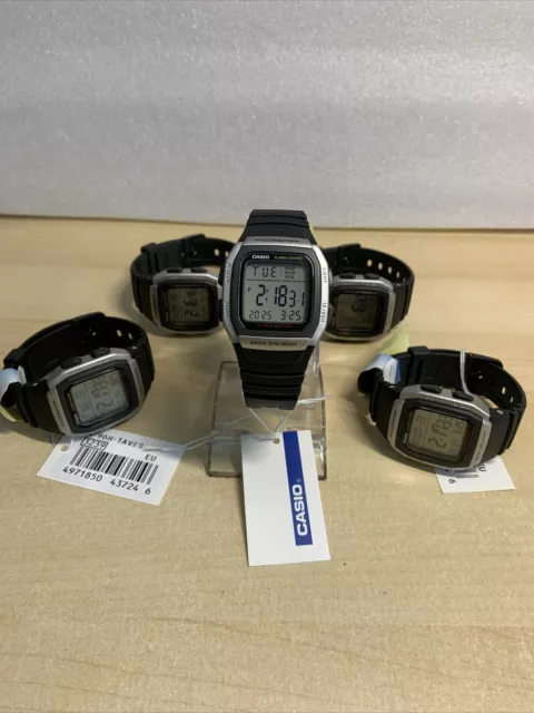 Job Lot Of 5 Casio Watches. W-96H