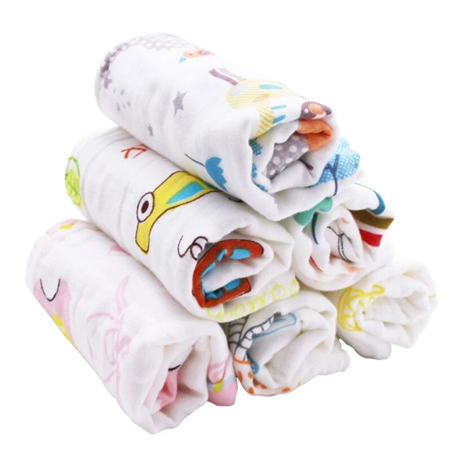 Small Towel Handkerchief Square Pocket Hanky Six-layer Cotton Baby Saliva Towel
