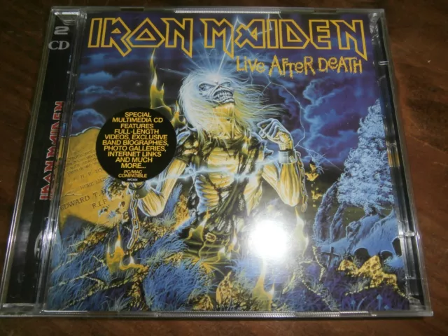 Iron Maiden - Live After Death 2 CD Album 1998 Remastered Enhanced NM
