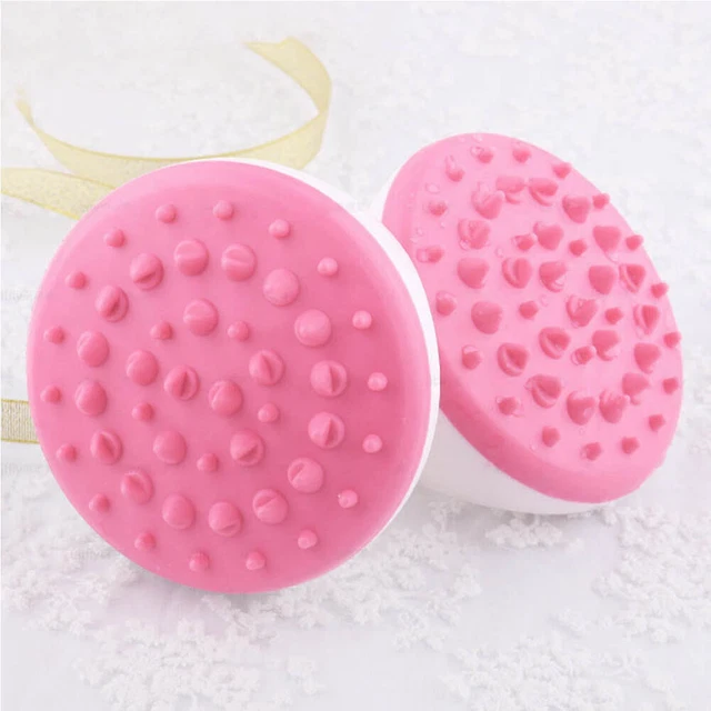 Hand-Held Full Body Massage Brush Anti Cellulite Muscles Massager (Pink) fr 4
