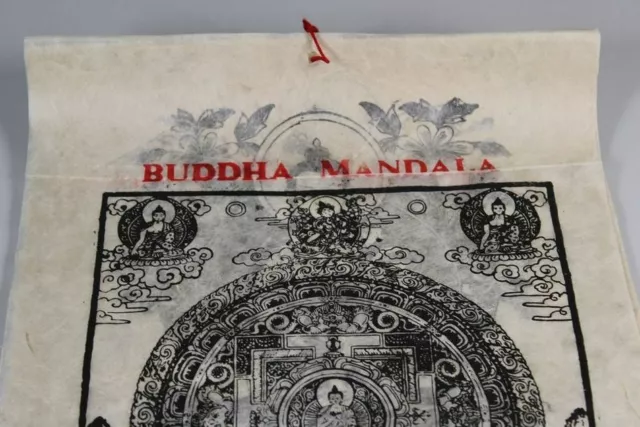 B3 / Calendario Buddha Mandala Di 1996 - Rivestimento Carta 2