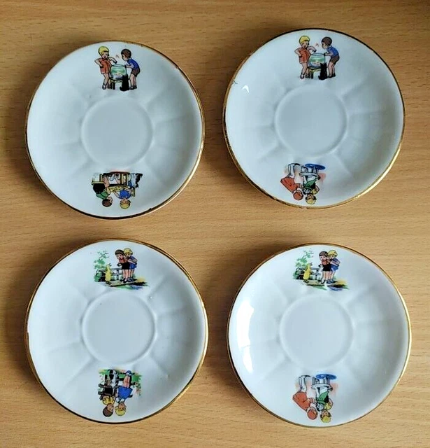 Ancienne Dinette En Porcelaine Germaine Bouret - Collection Miniature Vintage