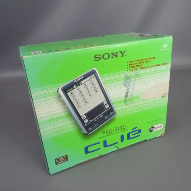Sony Clie Palm Powered PDA Organizer PEG-SL10 Original Box Complete