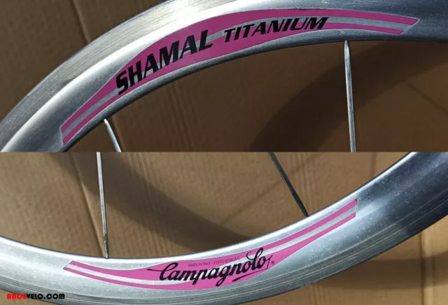 set for one rim decal campagnolo shamal titanium road sticker wheel rims
