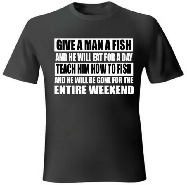 Men's Catch a Fish t-shirt, custom Fishing design, personalised gift or present