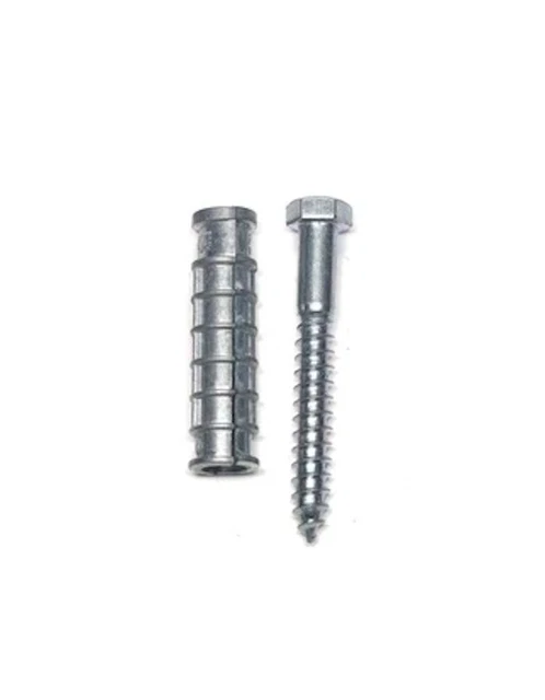 Blue Hawk Long Lag Shields 3/8'' x 3'' - #0358720 - 2 pc.