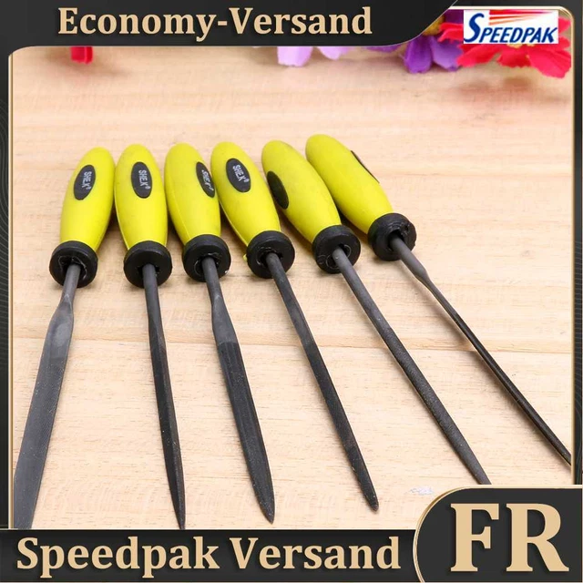 6pcs métal Mini assortiment de râpe diamant aiguille fichier défini polissage sc