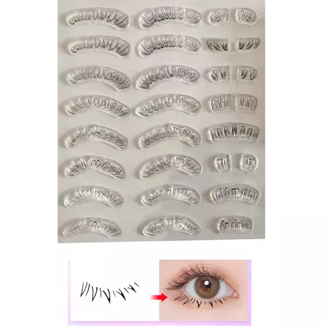 Lower Eyelash Assistant Seal Stamp Set Eyeliner Eyes Waterproof Dry Fast Mak~yq