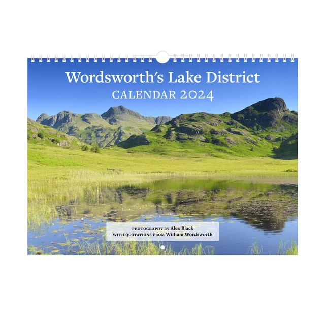 LAKE DISTRICT WORDSWORTH'S Wall Calendar 2024 Lakeland Photography and