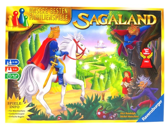Ravensburger Familienspiele Sagaland Merkspiel Suchspiel Brettspiel #5000381