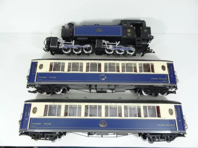 G LGB 70685 Orient Express Steam Locomotive & Two Car Set w/Sound Limited  Ed G42
