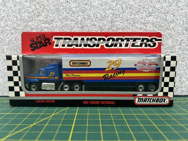 Camion Matchbox Super Star Transporters 1993 - Modèle Kenworth/Peterbilt, échelle 1/87 (occasion)