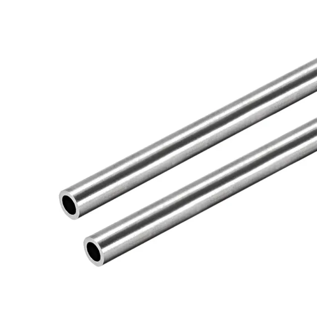 2pcs 304 Stainless Steel Round Tubing 6mm OD 1mm Wall Thickness 250mm