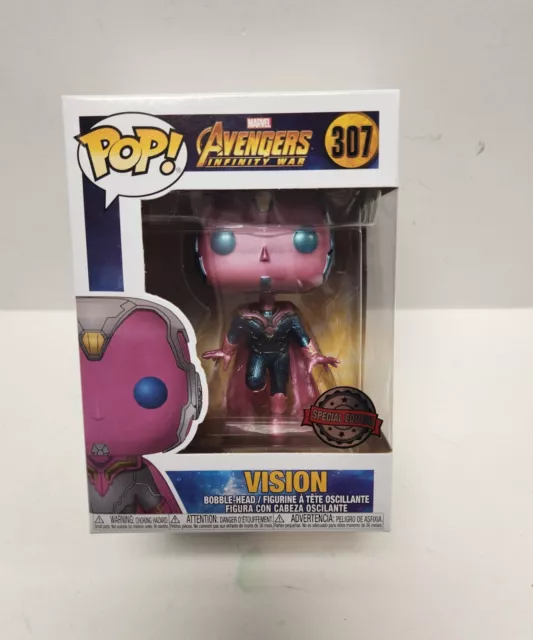 Funko Pop! Marvel Avengers Infinity War Vision - Hot Topic Ex