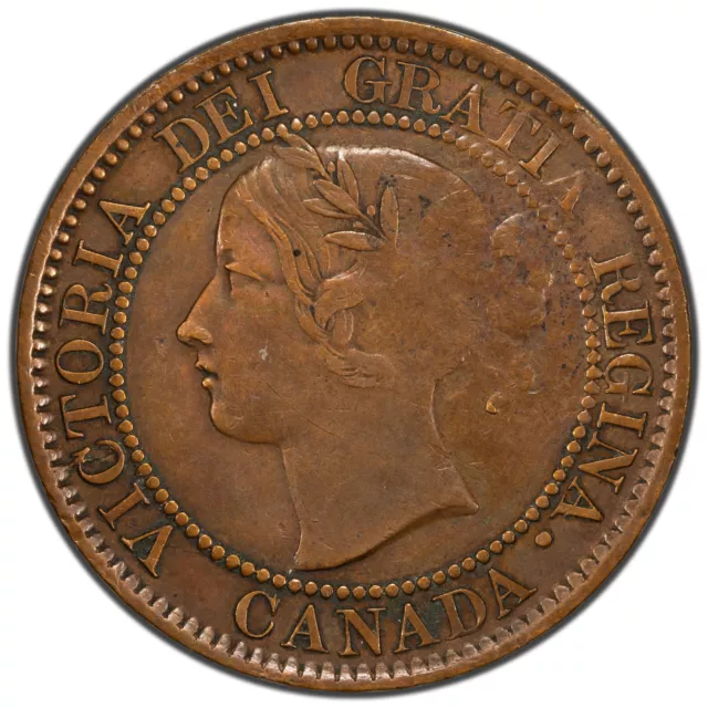 Canada 1858 1 Large Cent Coin - First Year of Issue!
