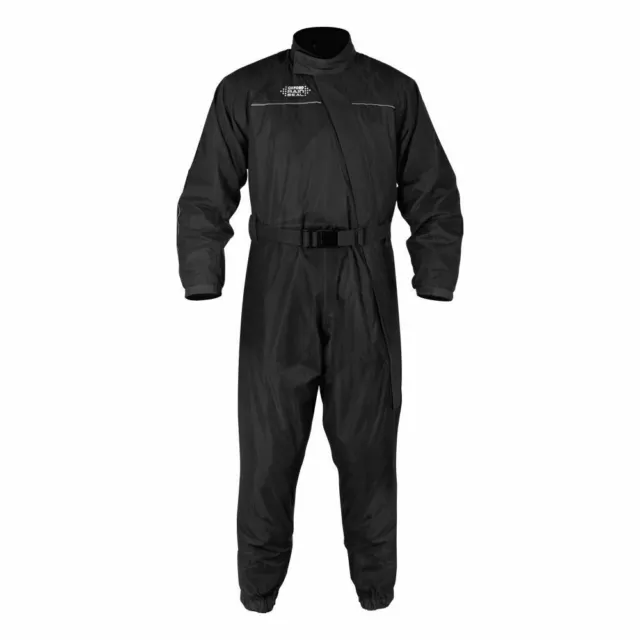 Oxford Motorcycle Motorbike Rain Seal Elasticated Waist Over Suit Black XL 3