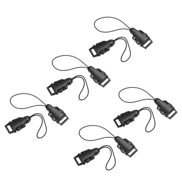 Camera Strap Loops Connector, 10Pcs Quick Release Strap Buckle Adapter, Black