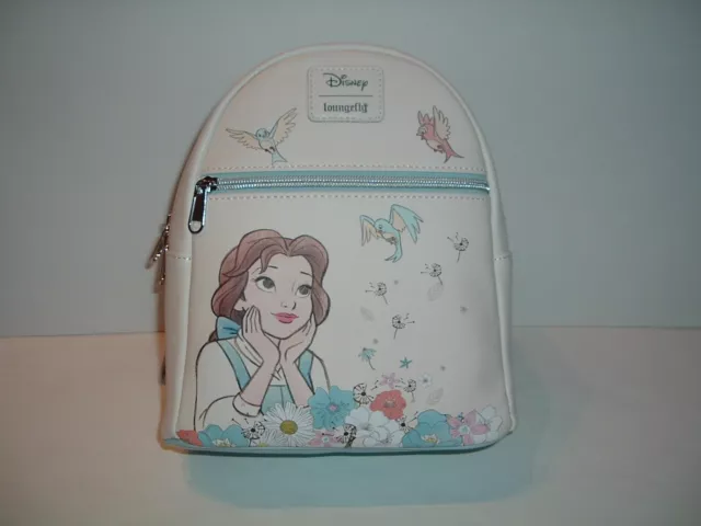 Loungefly Disney Belle Daydreaming Mini Backpack~ With Tags~ Brand New~