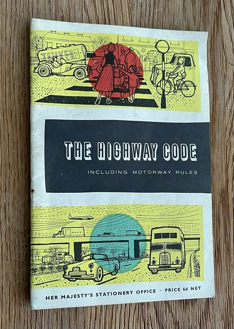 VINTAGE 1961 THE Highway Code Motoring Book Driving Test £6.99 ...