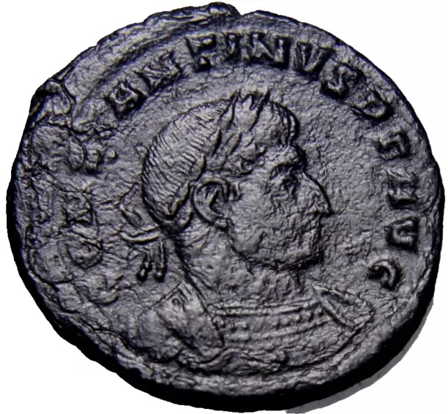 ROMAN ENGLAND CONSTANTINE I THE GREAT (307-337). Follis. London Mint Roman Coin