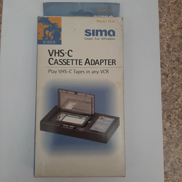 VHSC SIMA MODEL Sca Cassette Adapter To Vcr Player Price Reduced