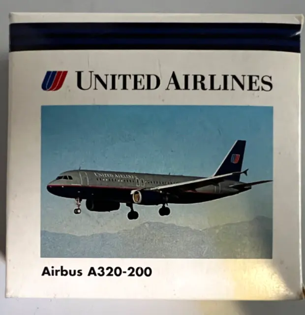 Herpa 1/500 - 501651 UNITED Airlines Airbus A320-200 - NEUF