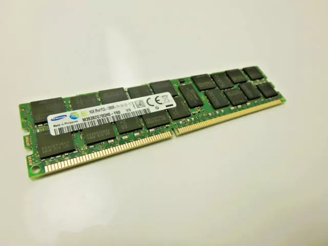 Samsung 16GB | 1x16GB 2Rx4 PC3L-12800R | DDR3-1600MHz RDIMM | M393B2G70QH0-YK0