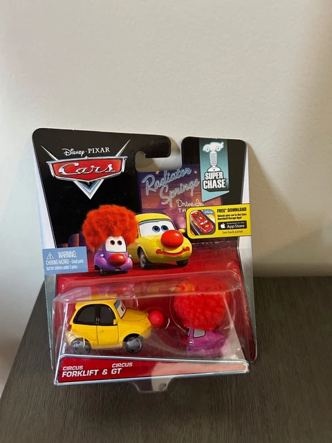 Disney Pixar Cars Super Chase Deluxe Circus Forklift & Circus GT 2014