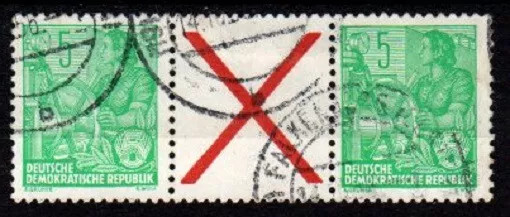 DDR Zusammendruck  Mi.Nr.  577   2x  gestempelt