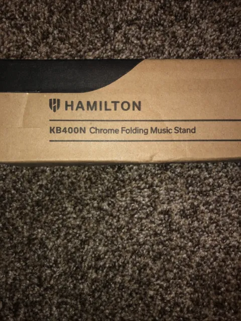 Hamilton Chrome Folding Music Stand NEW