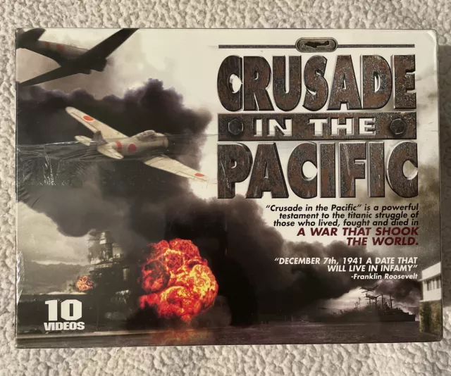 CRUSADE IN THE Pacific - Set (VHS/EP 1998, 10 Tape Set) Madacy