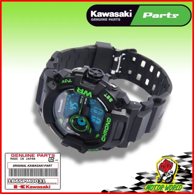 Genuine Kawasaki SPORTS Digitaluhr Geschenkidee 186SPM0031