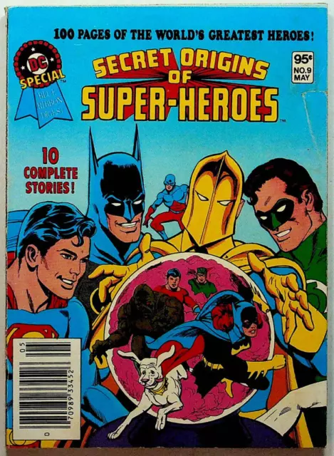 DC Special Blue Ribbon Digest # 9 Secret Origins of Super-Heroes 1981