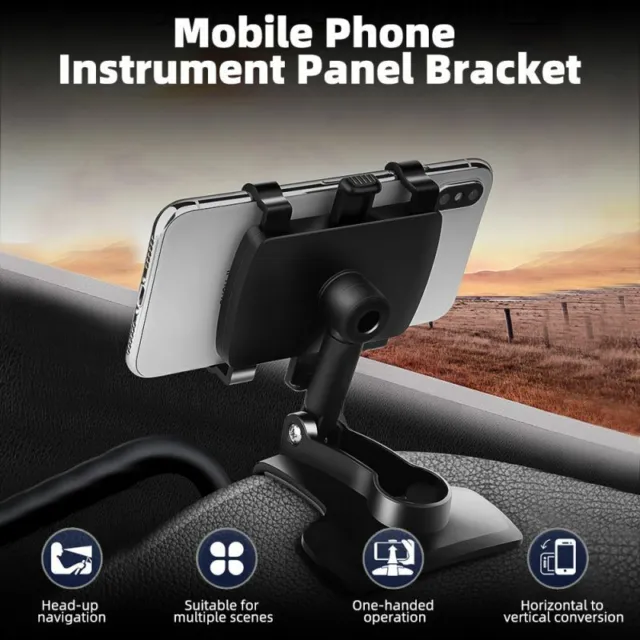 Spida Mount 360 For Universal Cell Phone Car Dashboard Holder Stand Bracket Clip