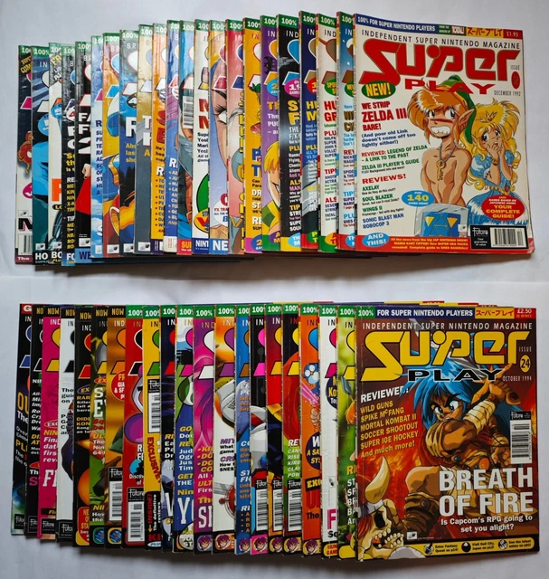 Issue Super Magazine SUPER PLAY MAGAZINE (SNES) bulk 43 issues with extras £152.08 - PicClick UK