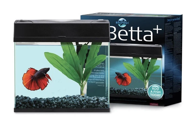 Blue Planet Betta + Led Aquarium Fish Tank Filter & Heater Included