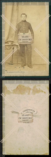 Orig. Foto CDV Portrait Soldat