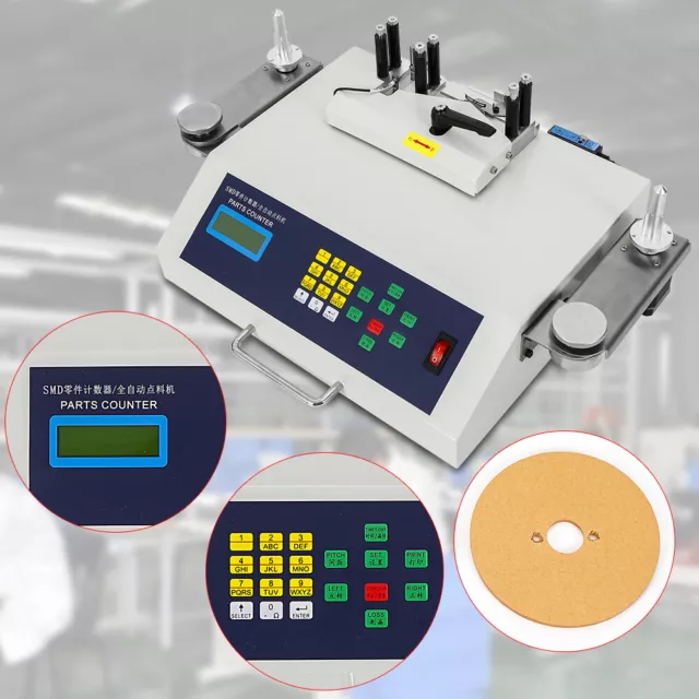 AC110V Automatic SMT/SMD Parts Counter Components Counting Equip LCD Display