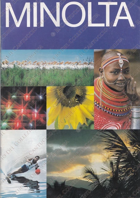MINOLTA Camera Lenses Equipment advertising catalog *booklet